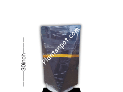 Black Diamond Gold Concrete Planter