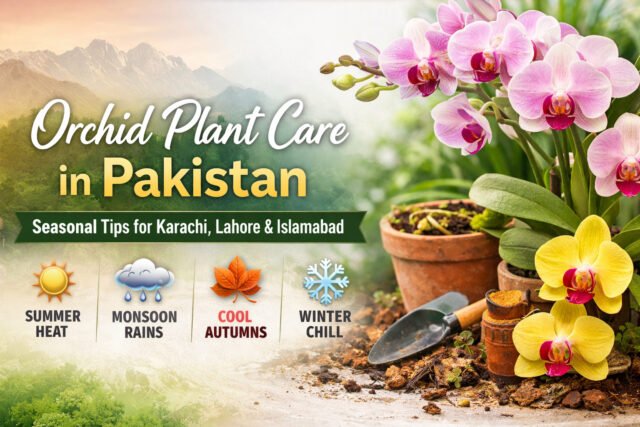 🌸 Growing orchids in Pakistan?
From Karachi heat to winter chills — here’s how to keep your orchids healthy all year!

✔ Indirect sunlight
✔ Proper drainage
✔ Seasonal watering
✔ Good airflow

Read the full seasonal orchid care guide now on Plantsnpot.com 🌿

#OrchidCare #PlantsInPakistan #KarachiGarden #IndoorPlants #Plantsnpot #plantsnpots