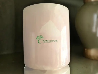 Pink Onyx Marble Stone Planter