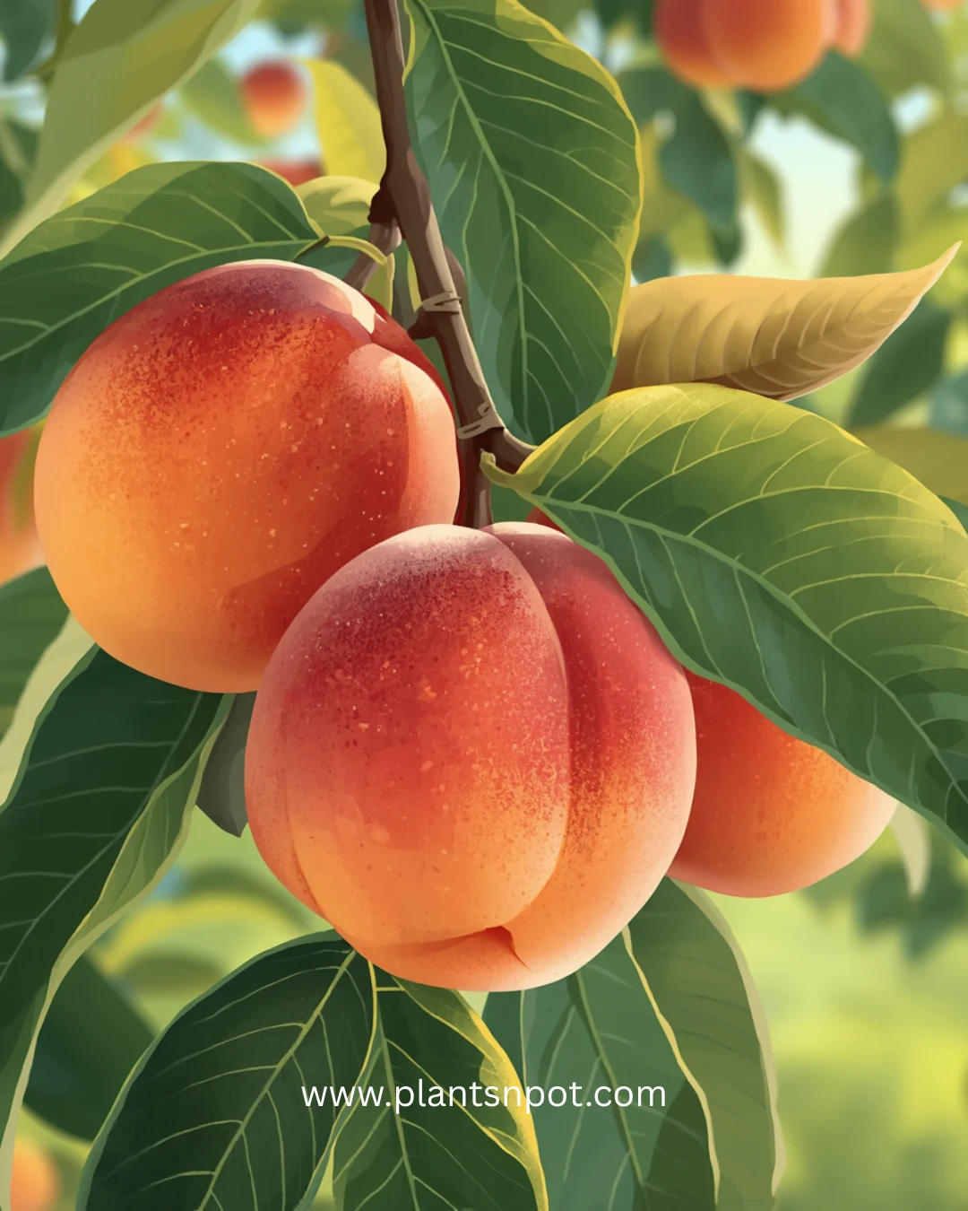 Peach plant